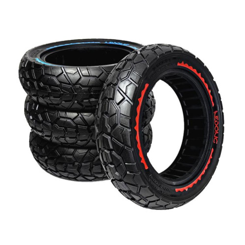 Pneus pleins pour scooter électrique tout-terrain 9,5 pouces (9,5 x 2,50), couleur : rouge SH3702744-06
